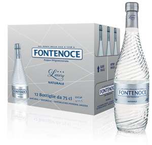 confezione acqua fontenoce linea Horeca luxury collection 12x75cl