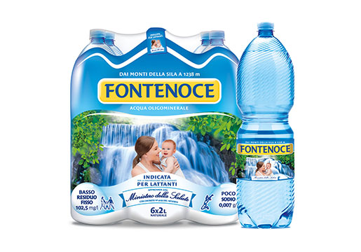 acqua fontenoce formato tradizionale bottiglia 2 litri