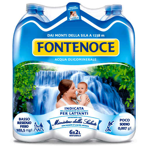 acqua minerale fontenoce confezione 2L