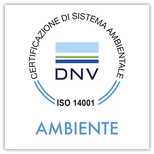 Logo certificazione DNV ISO 14001 ambiente